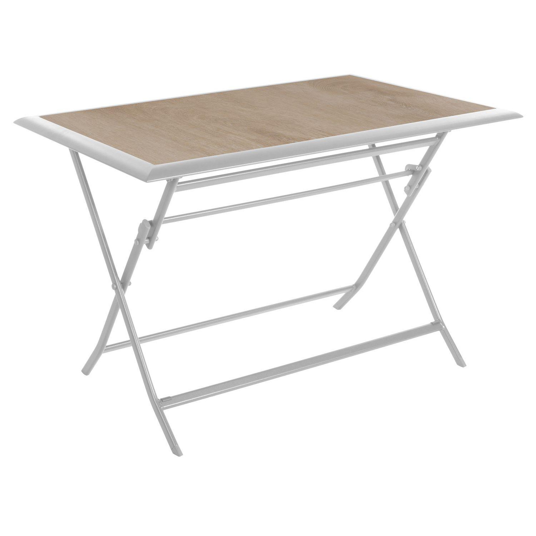 Voir la diapositive 1 : HESPERIDE Table de jardin pliante azua en aluminium