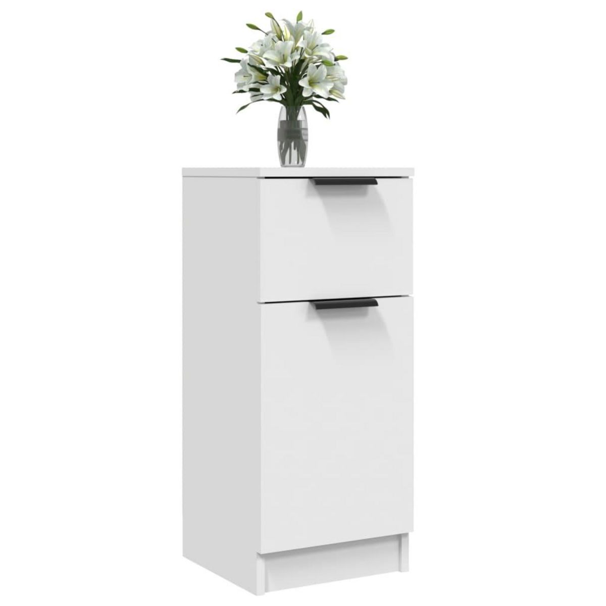 VIDAXL Buffet Blanc 30x30x70 cm Bois d'ingenierie