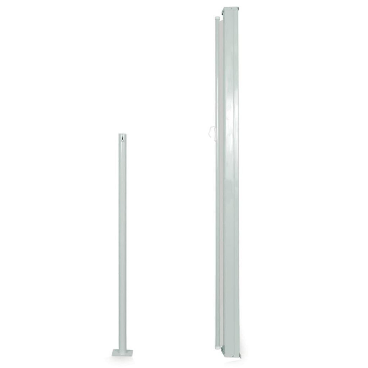 VIDAXL Auvent lateral retractable de patio 160x300 cm Noir