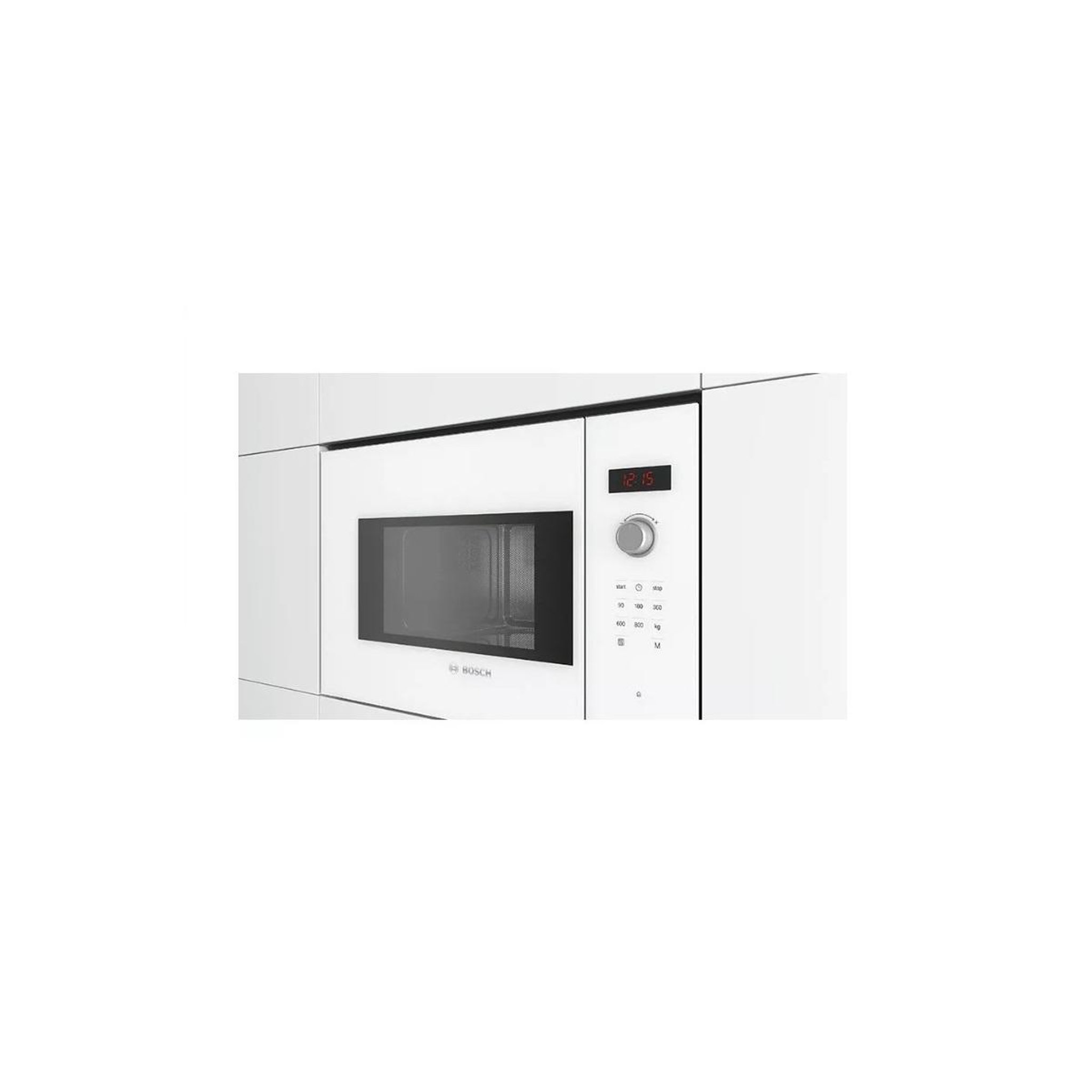 Voir la diapositive 2 : BOSCH Micro-ondes solo encastrable 20l 800w blanc - BFL523MW1F