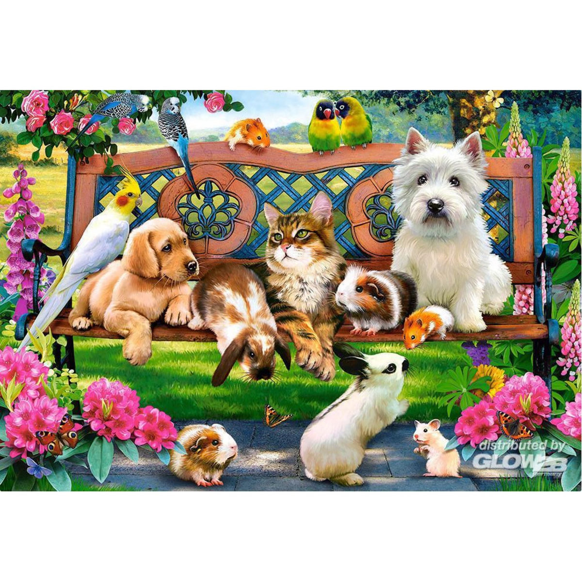 Castorland Puzzle 1000 pièces : Les animaux au parc