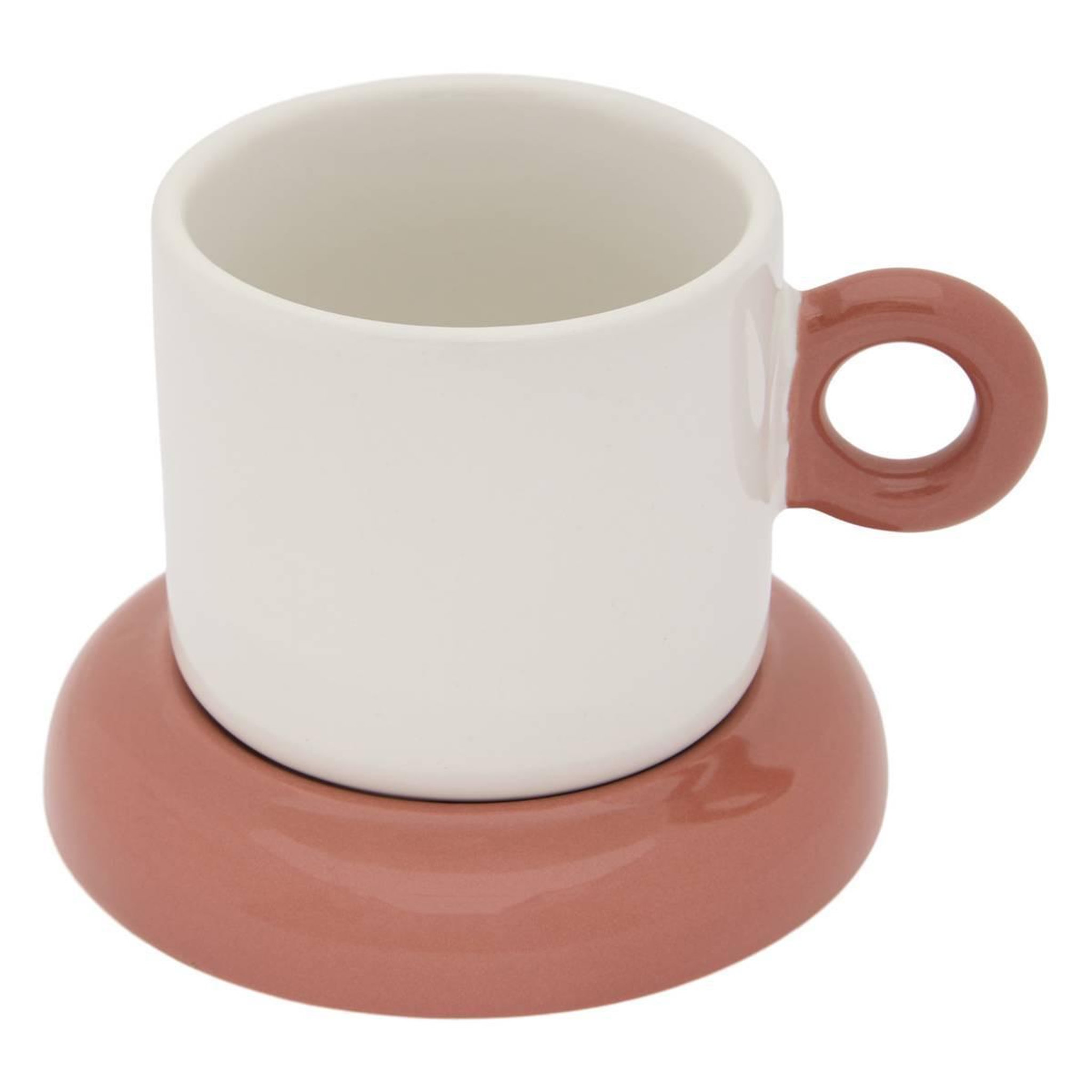 Voir la diapositive 4 : SECRET DE GOURMET Coffret 4 tasses à espresso  homy  11cl multicolore