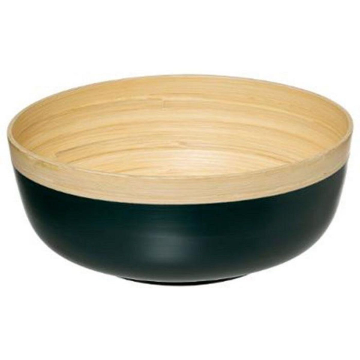 FIVE Saladier Rond Bambou  Modern  30cm Pétrole