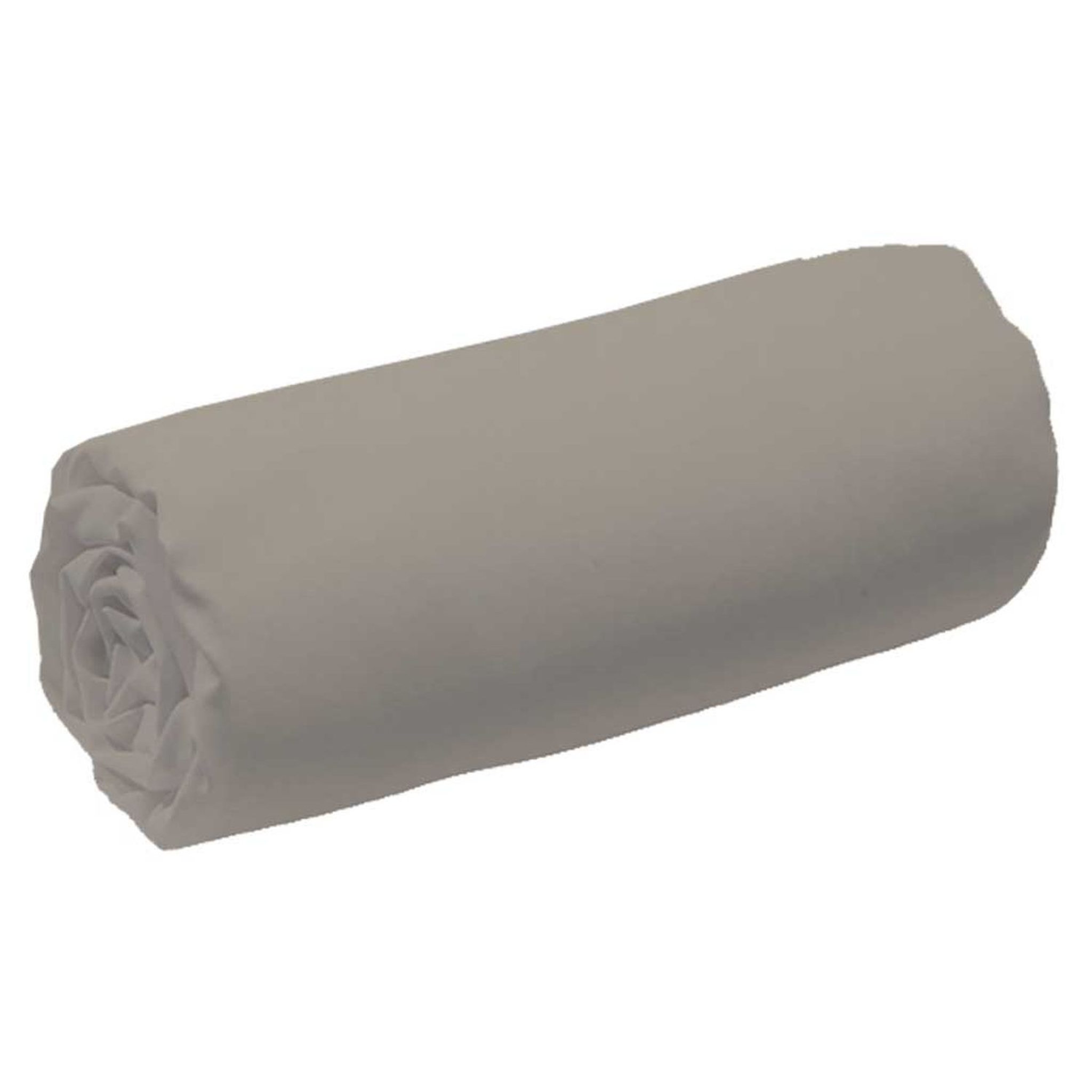 Voir la diapositive 3 : Drap housse uni en coton 65 fils 