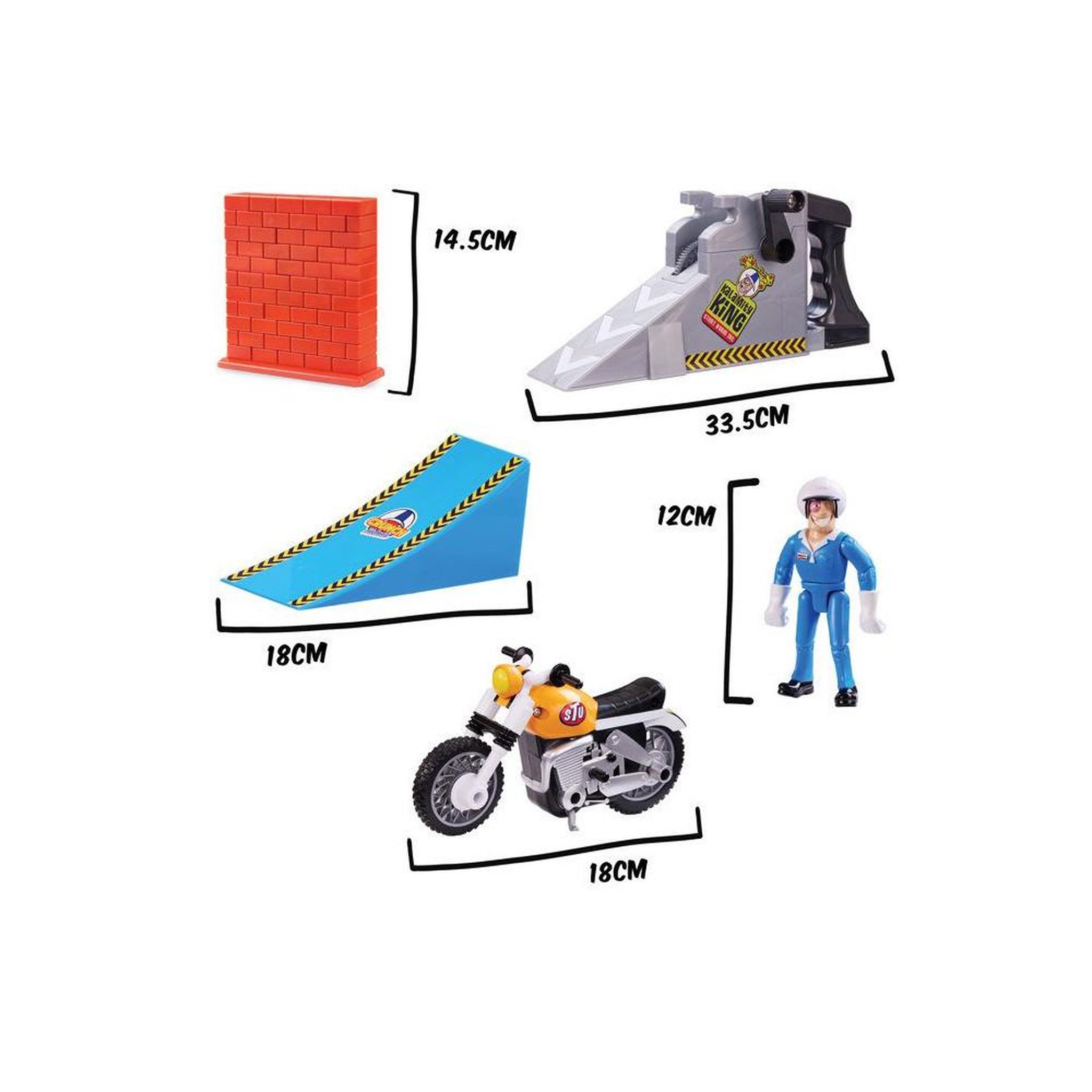 Voir la diapositive 4 : BANDAI Moto Nitro Boost - BANDAI - Stuntman Stu - COSS8201