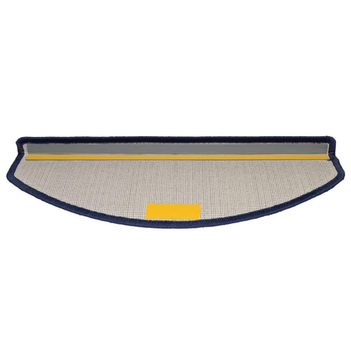 VIDAXL Tapis d'escalier 15 pcs Bleu 65x24x4 cm