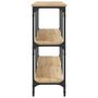 Voir la diapositive 5 : VIDAXL Table console chêne sonoma 200x29x75 cm bois d ingénierie