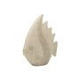 Voir la diapositive 3 : Paris Prix Statuette Poisson en Résine  Sand  25cm Beige