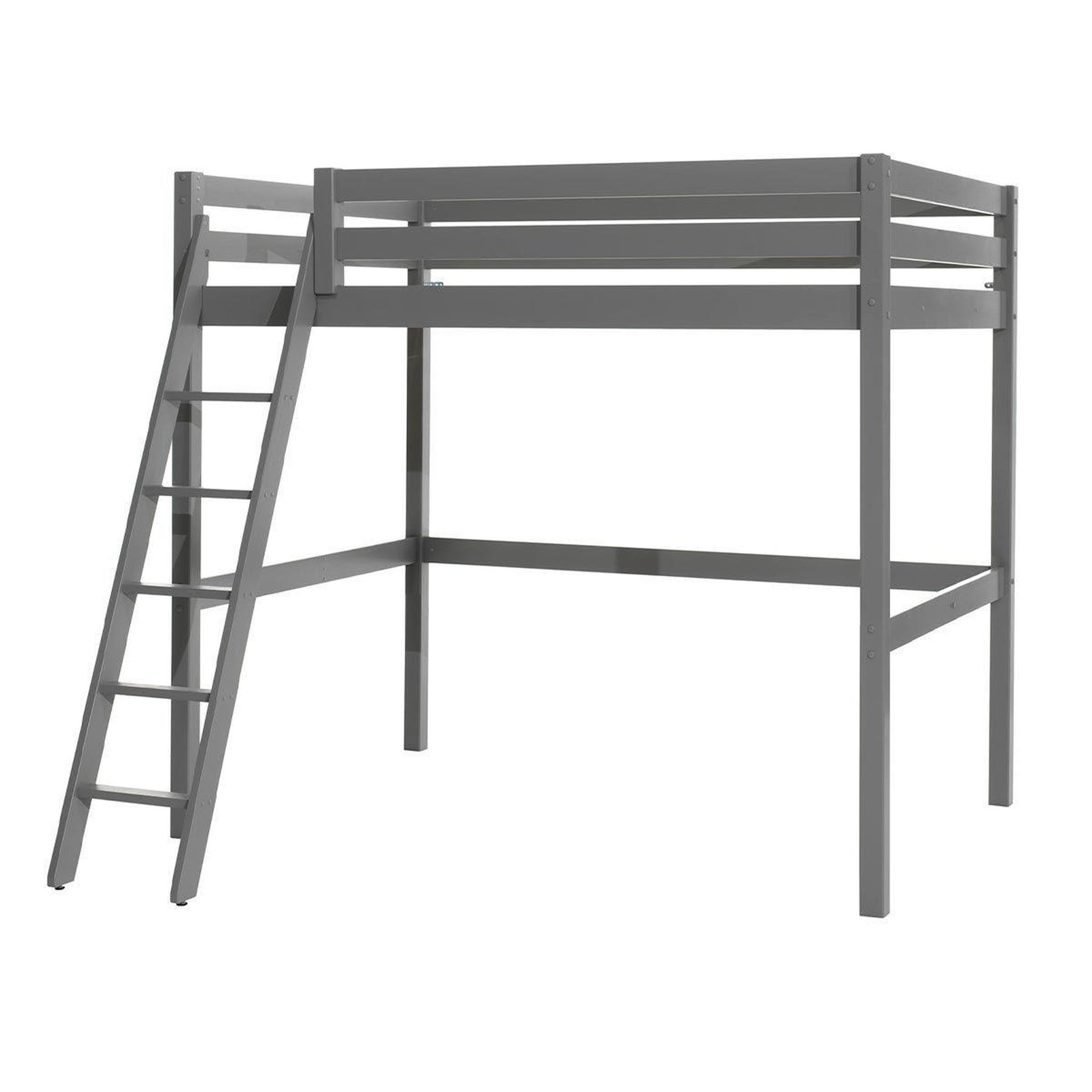 Voir la diapositive 2 : Paris Prix Pack - lit mezzanine enfant & fauteuil-lit  pino  gris