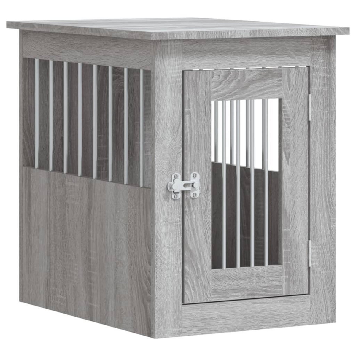 VIDAXL Meuble de cage pour chiens sonoma gris 45x62x59 cm