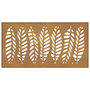 Voir la diapositive 5 : VIDAXL Decoration murale jardin 105x55 cm acier corten design feuille
