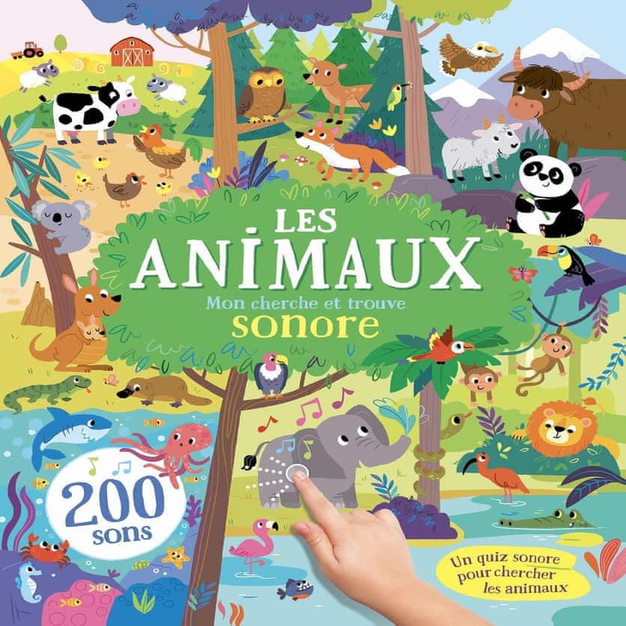 CHERCHE ET TROUVE SONORE LES ANIMAUX. 200 SONS, L'atelier Cloro