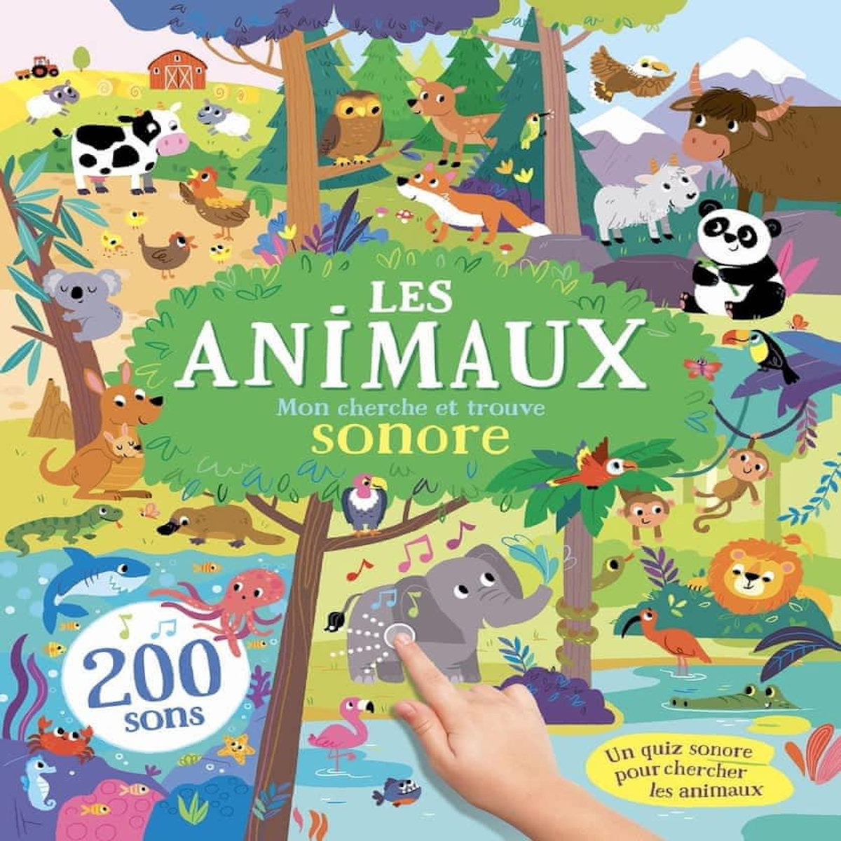 CHERCHE ET TROUVE SONORE LES ANIMAUX. 200 SONS, L'atelier Cloro