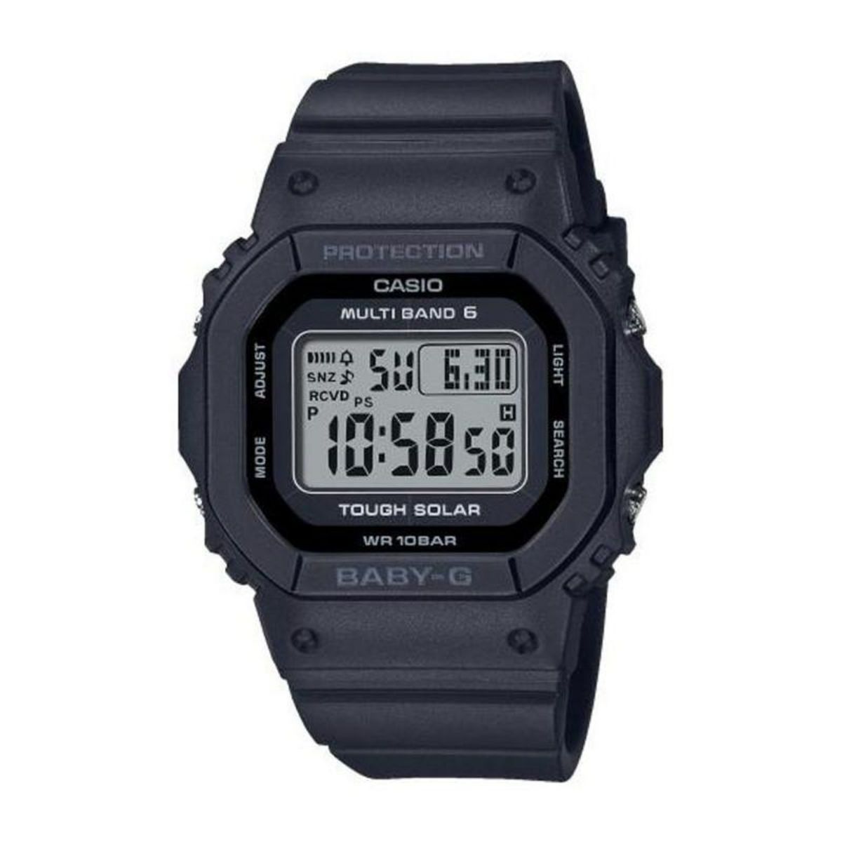 CASIO Montre - CASIO - Baby-G Urban - Homme - Noir - Résistante aux chocs - Fonction solaire