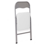 Voir la diapositive 5 : ID MARKET Lot de 6 chaises pliantes KITY blanches en PU