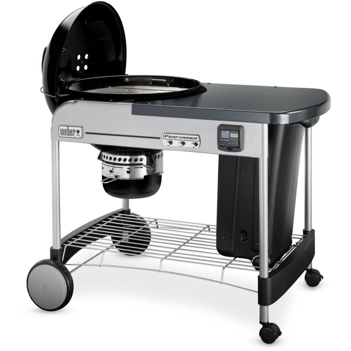 Weber Barbecue charbon Performer premium GBS  Black sur chariot 57 cm
