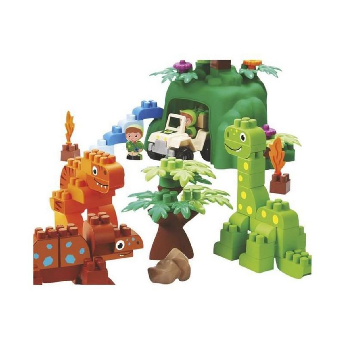 Ecoiffier Jouet de construction Dinoland - Abrick - ECOIFFIER - A partir de 18 mois