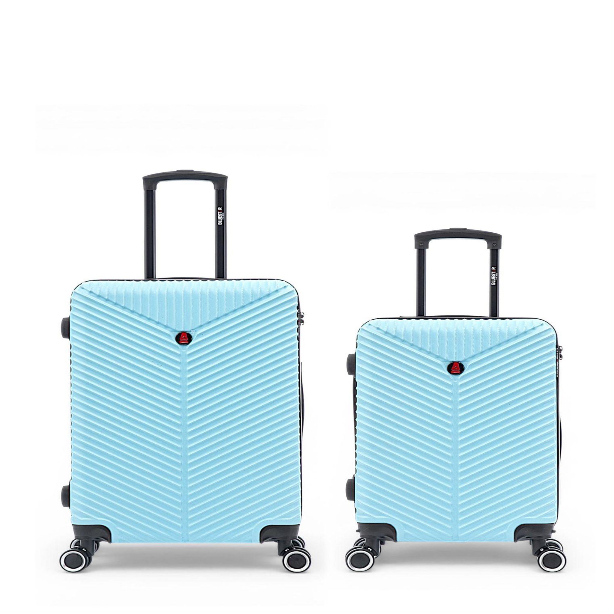BLUESTAR Lot de 2 Valises Rigides Taille Moyenne et Cabine GAITE