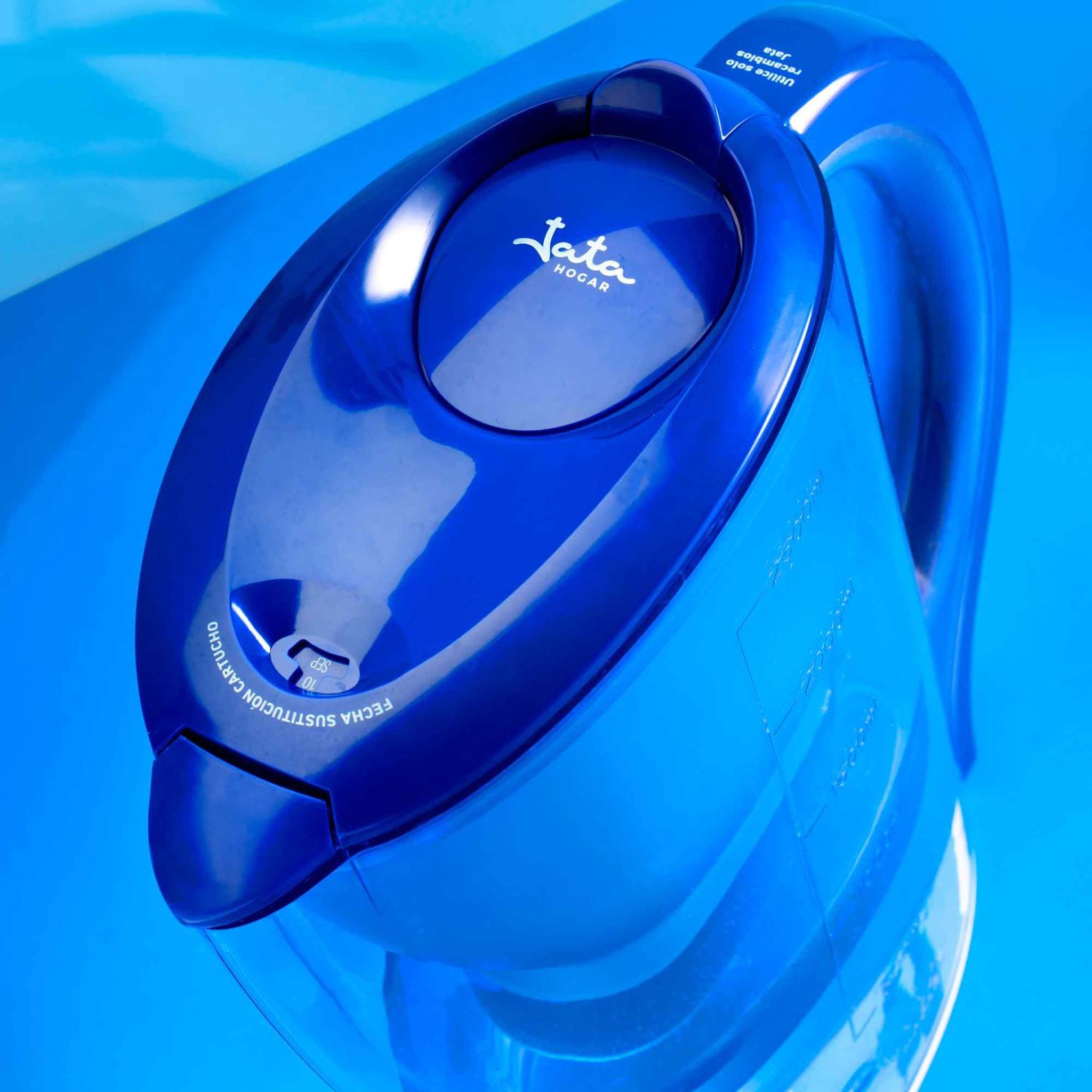 Voir la diapositive 3 : JATA Carafe filtrante JATA HJAR1001 bleue 2,5 litres