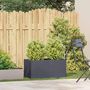 Voir la diapositive 3 : VIDAXL Jardiniere anthracite 80x40x40 cm acier lamine a froid