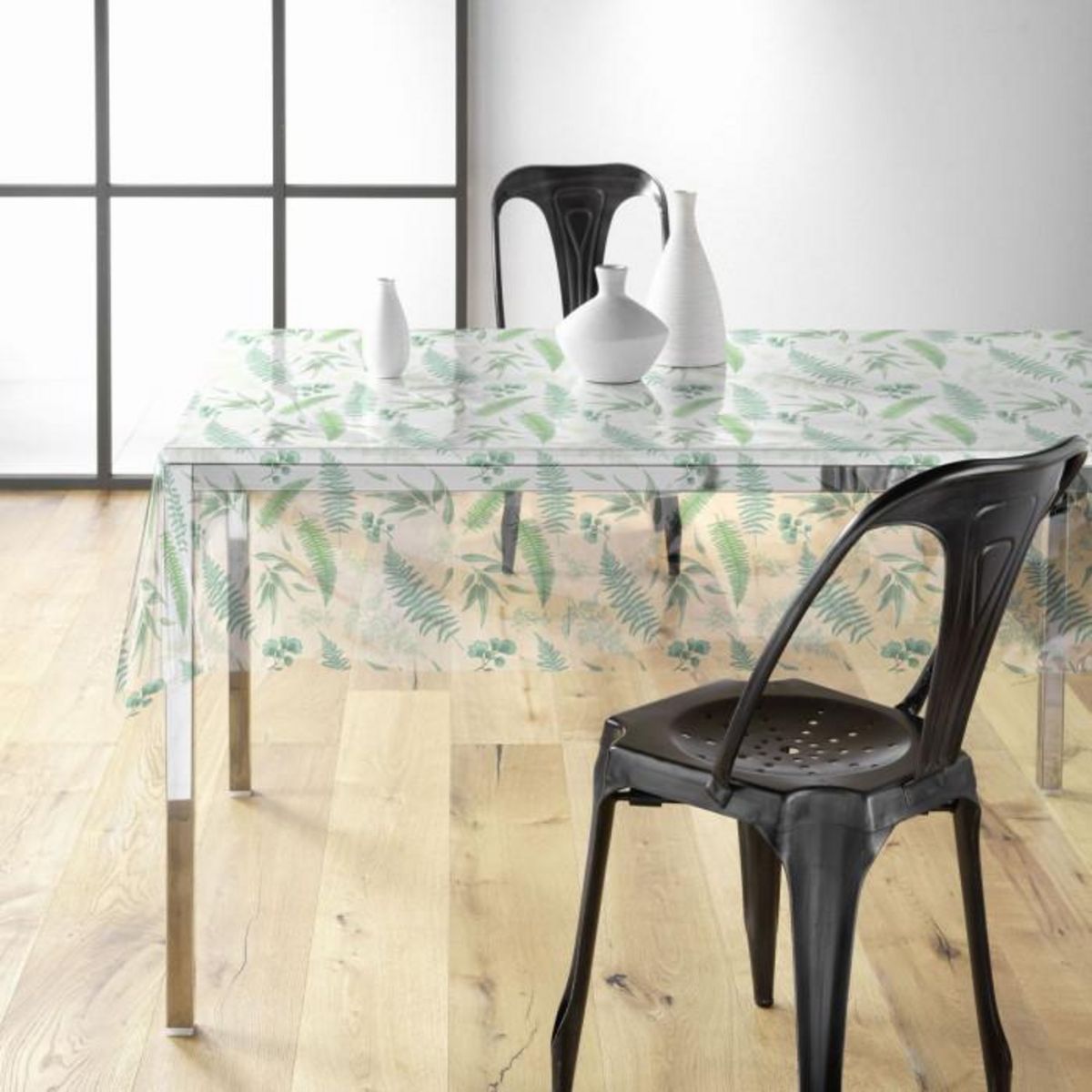 Paris Prix Nappe Toile Cirée  Aurea  140x240cm Vert