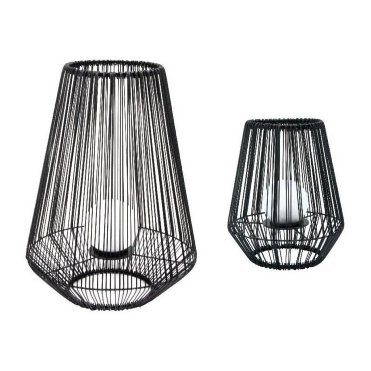 Galix Lanterne decorative H30 - boule perlee - GALIX