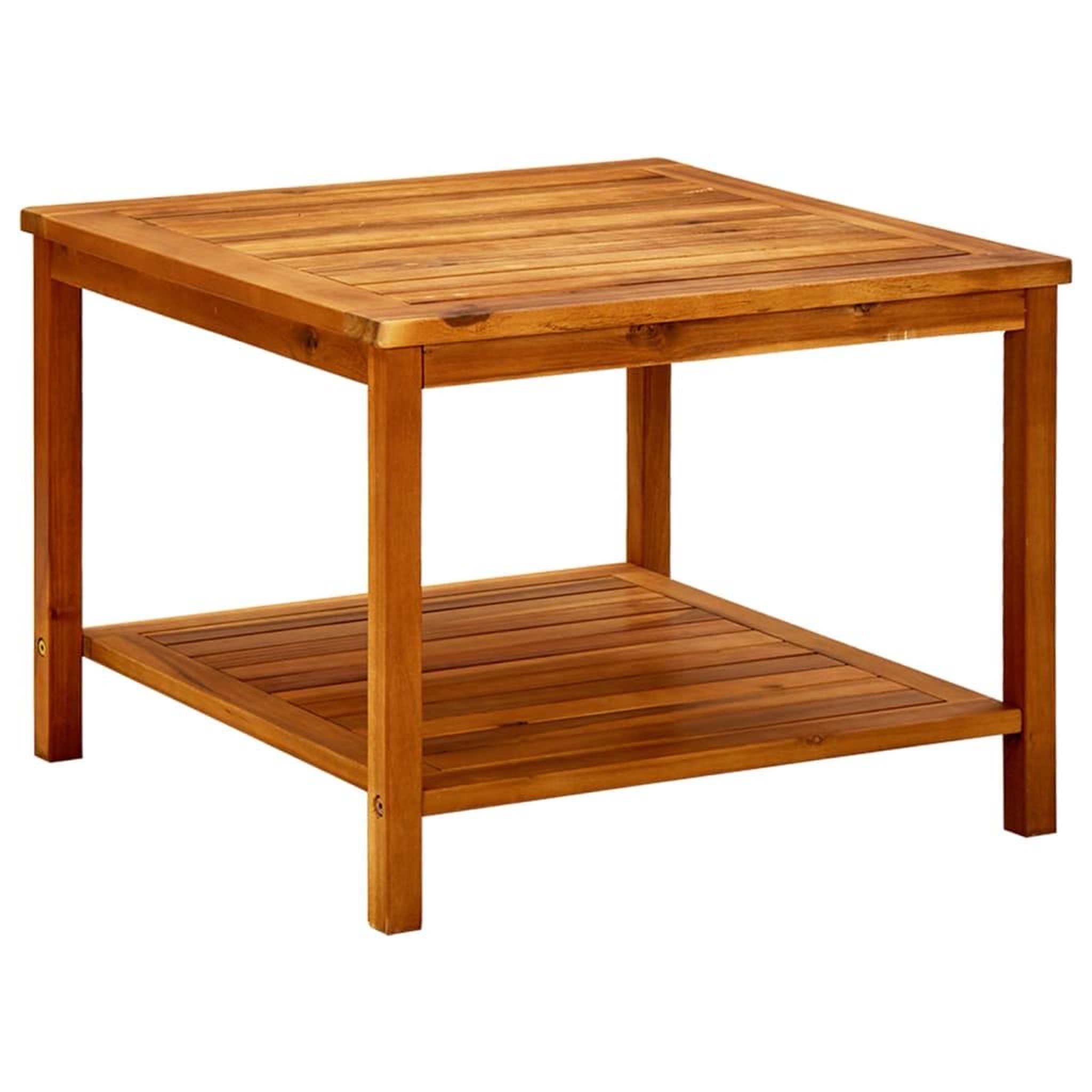 Voir la diapositive 1 : VIDAXL Table basse 60x60x45 cm Bois d'acacia solide
