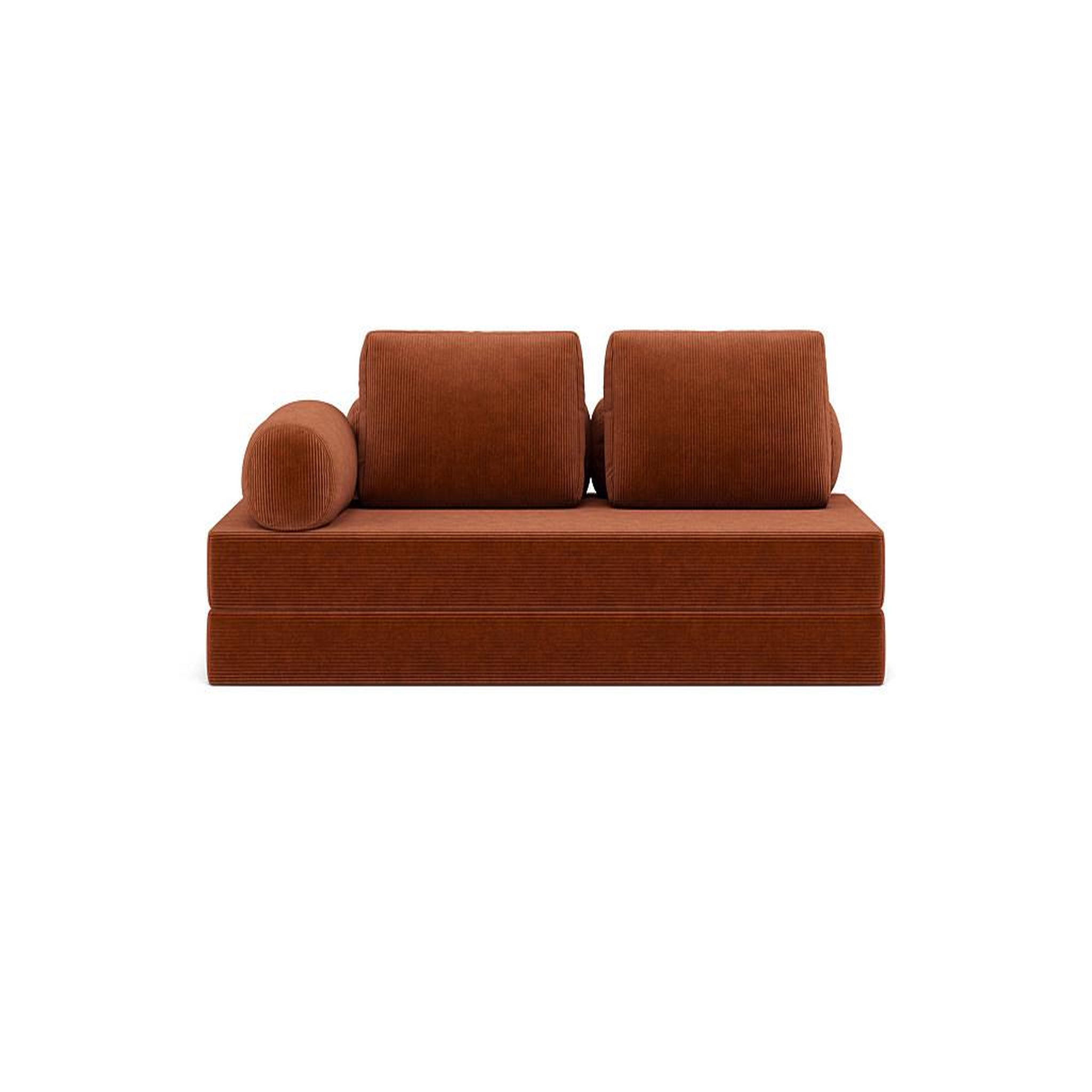 Voir la diapositive 1 : LISA DESIGN Lonny - canapé 3 places convertible en velours côtelé