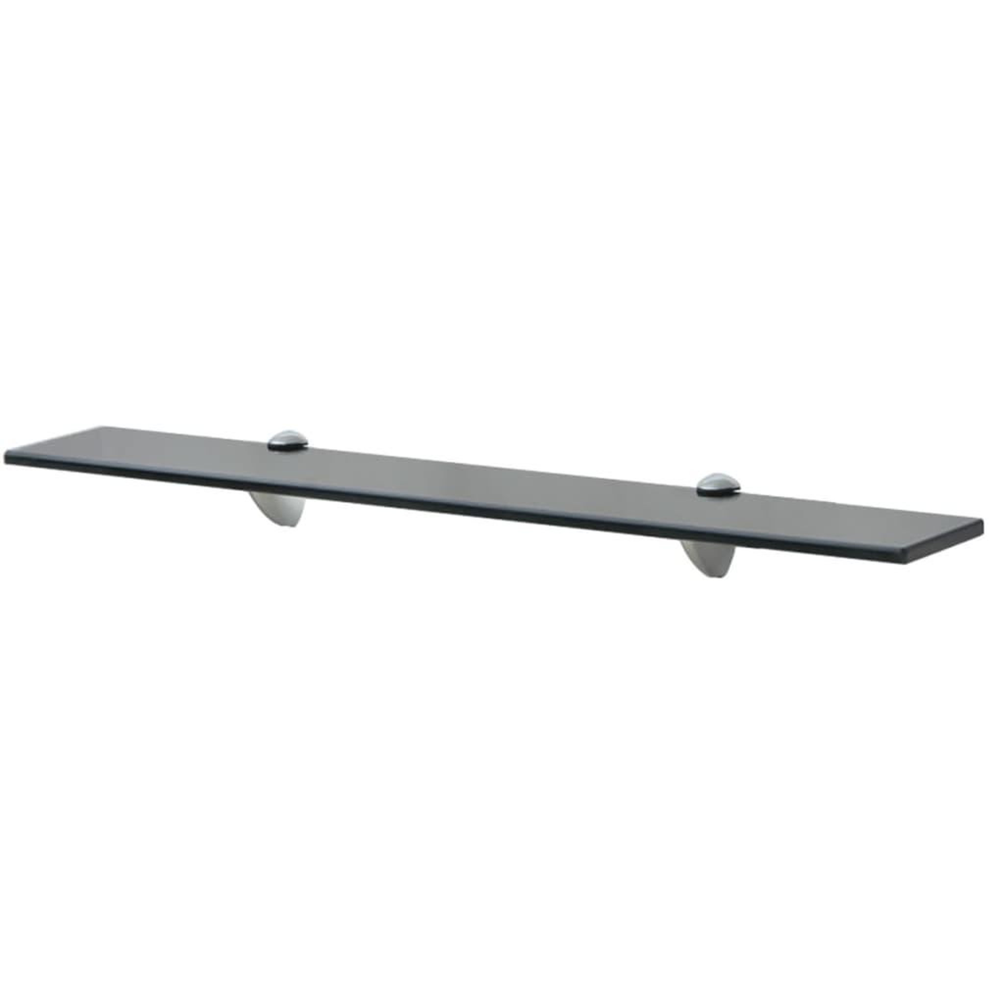 Voir la diapositive 2 : VIDAXL Etageres murales 2 pcs Verre 70 x 20 cm 8 mm