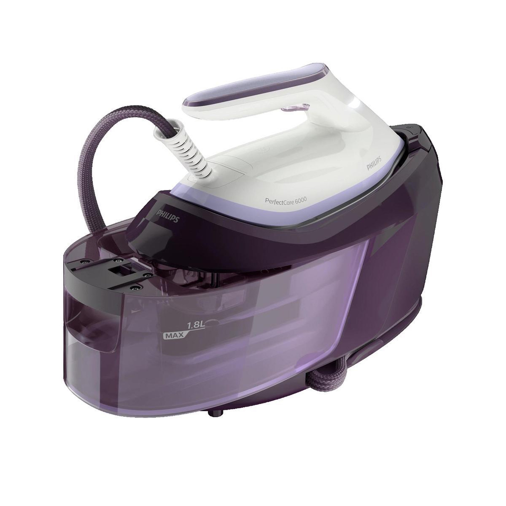 Voir la diapositive 2 : Philips Générateur de vapeur Philips PSG6024/30 violet avec technologie OptimalTEMP