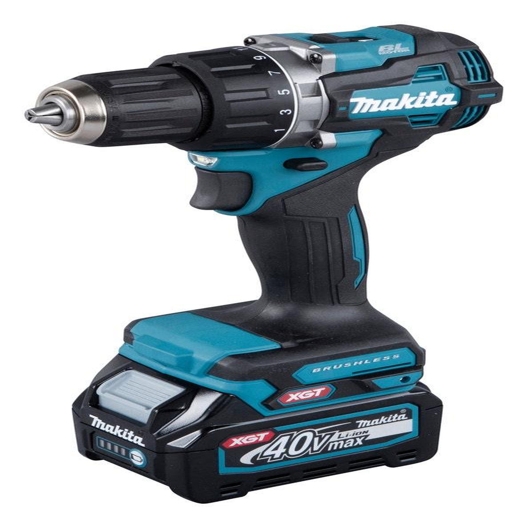 MAKITA Perceuse visseuse 54nm 40vmax bl4025x2 dc40ra