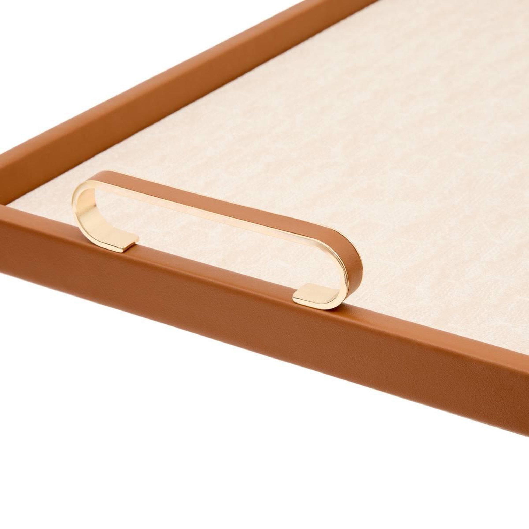 Voir la diapositive 2 : ATMOSPHERA Lot de 2 plateaux déco  whisky  48cm crème