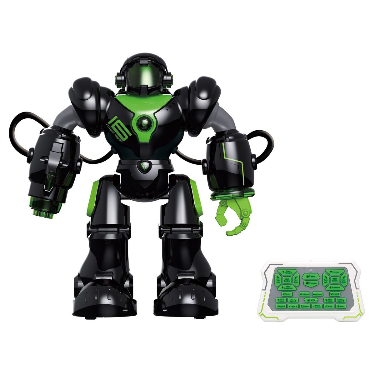 One Two Fun Robot interactif Cyberbot  - Noir