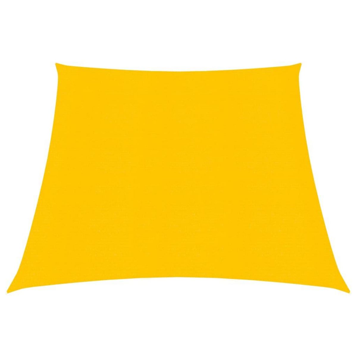 VIDAXL Voile d'ombrage 160 g/m^2 Jaune 3/4x2 m PEHD
