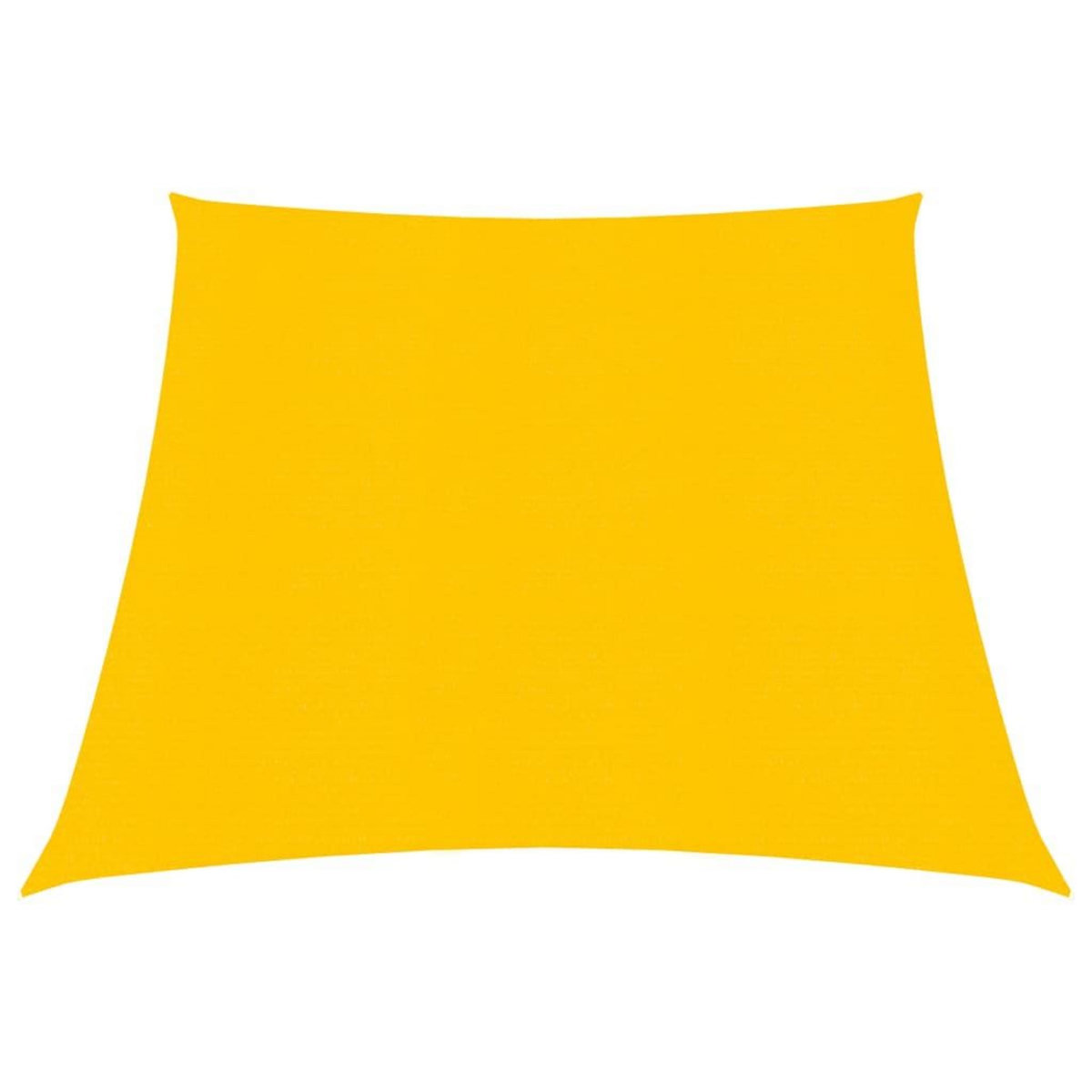 VIDAXL Voile d'ombrage 160 g/m^2 Jaune 3/4x2 m PEHD