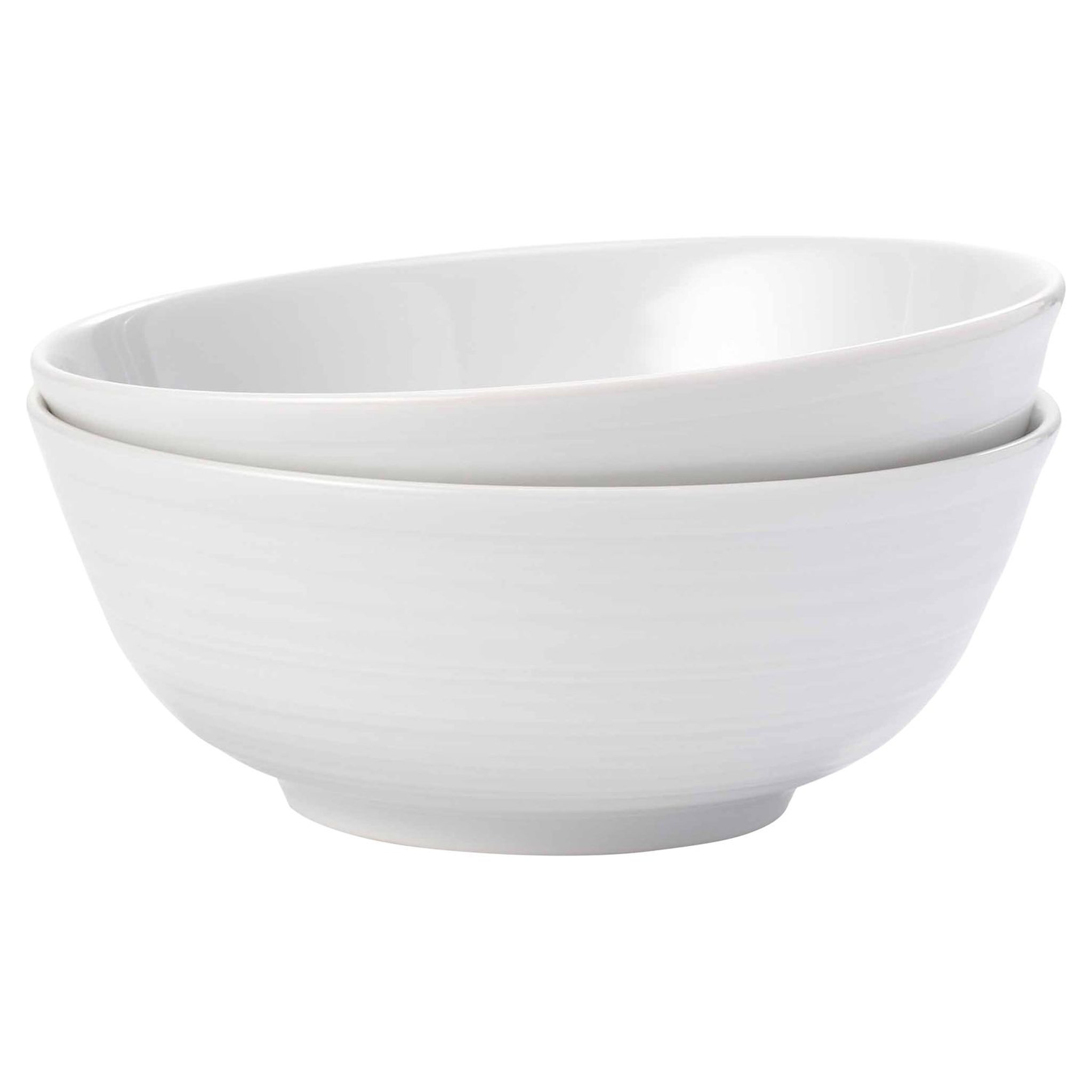 Voir la diapositive 2 : COMPTOIR DE FAMILLE Set de 2 bols 15 cm Blanc