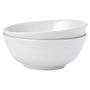 Voir la diapositive 2 : COMPTOIR DE FAMILLE Set de 2 bols 15 cm Blanc
