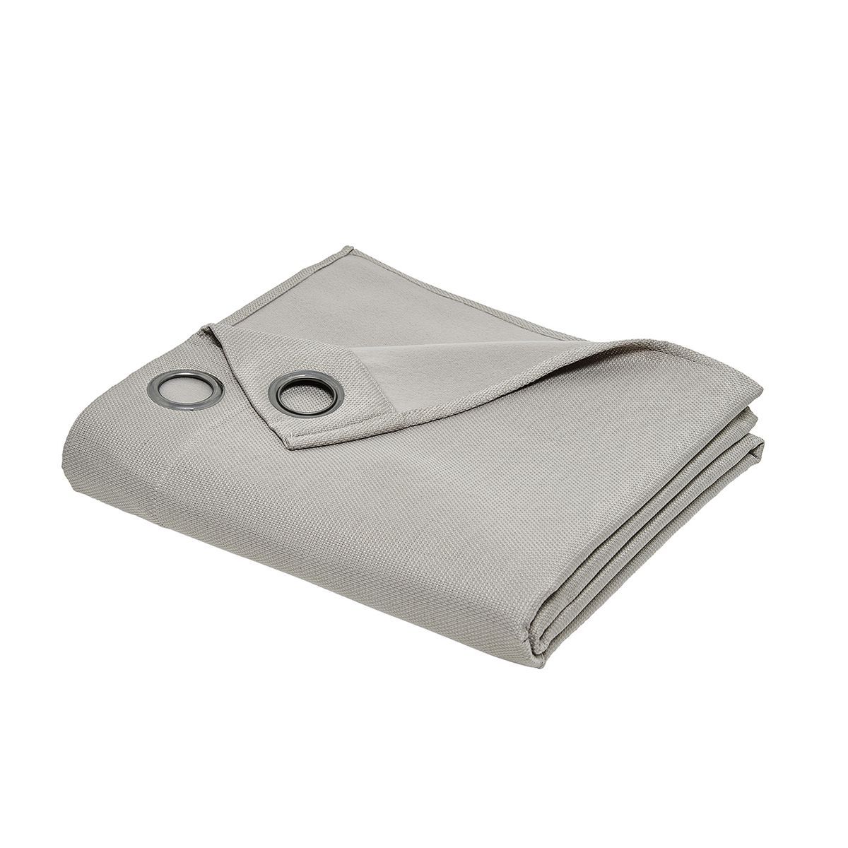 TODAY Rideau uni isolant effet Chambray à oeillets