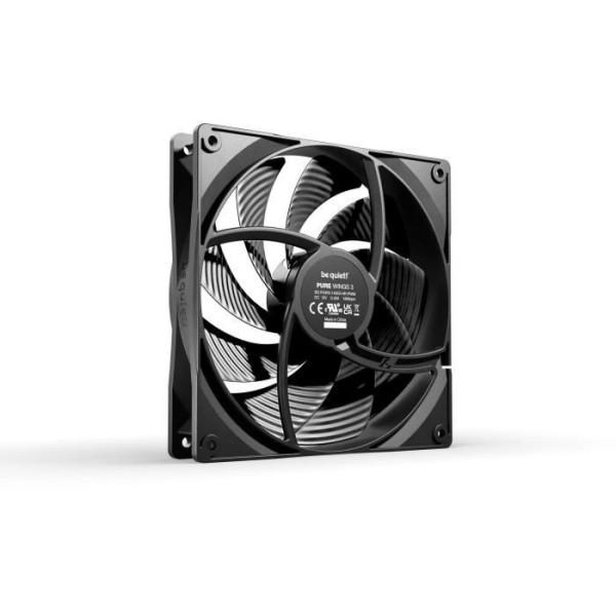Voir la diapositive 2 : BE QUIET BE QUIET! - Pure Wings 3 - Ventilateur Boîtier - BL109 - 140 mm - PWM high - Speed