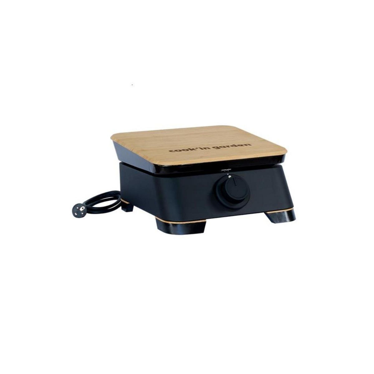 Cook'In Garden Plancha électrique 2500w plaque fonte émaillée - PE004