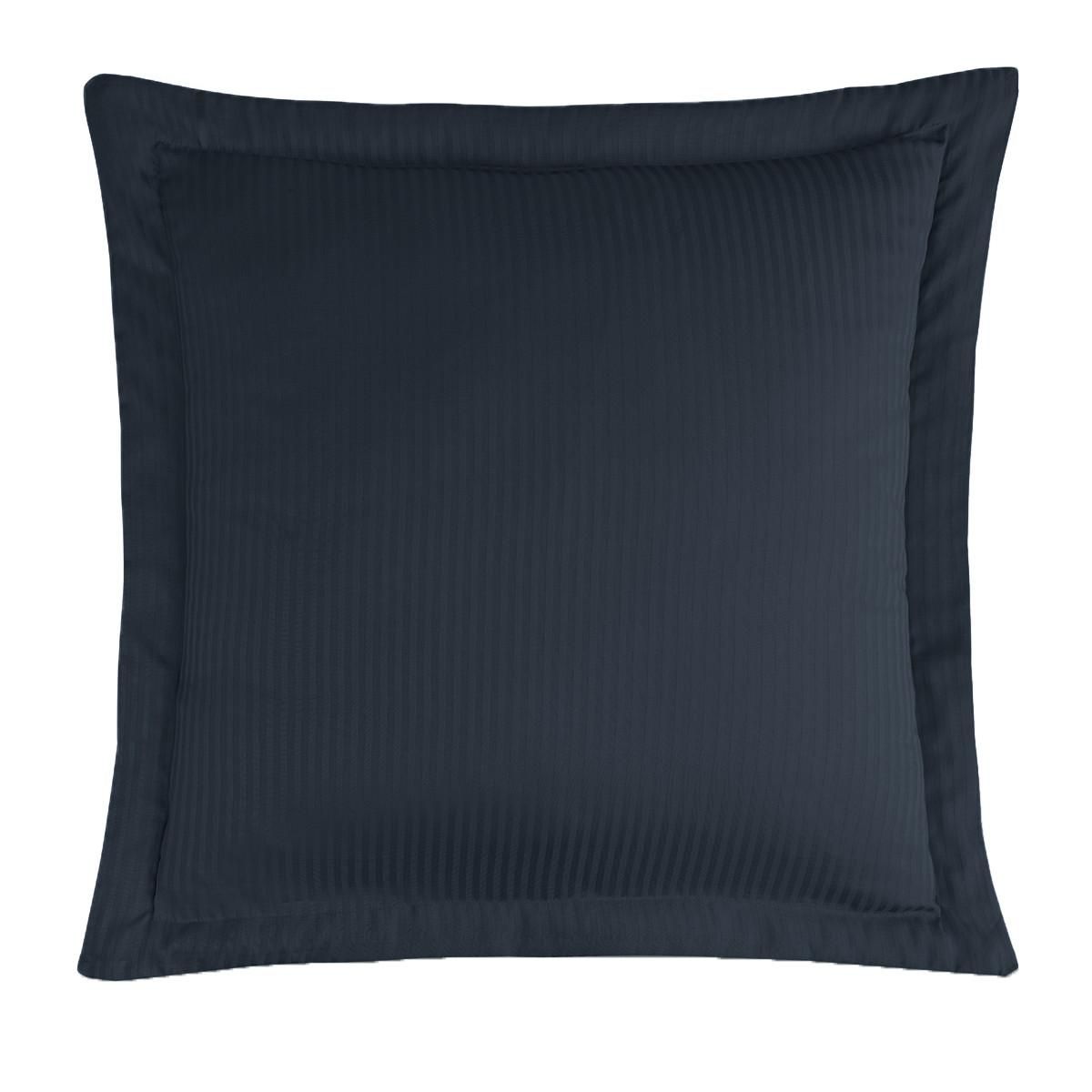 Sensei Maison Lot de 2 taies d'oreiller rayées en satin de coton 120 fils VERSALUXE