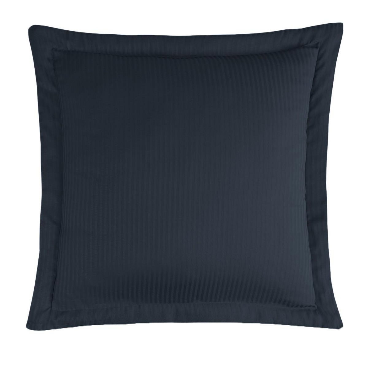 Sensei Maison Lot de 2 taies d'oreiller rayées en satin de coton 120 fils VERSALUXE