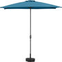 Voir la diapositive 3 : Habitat et Jardin Parasol rectangulaire inclinable  Sol 2  - 2 x 3 m - Bleu