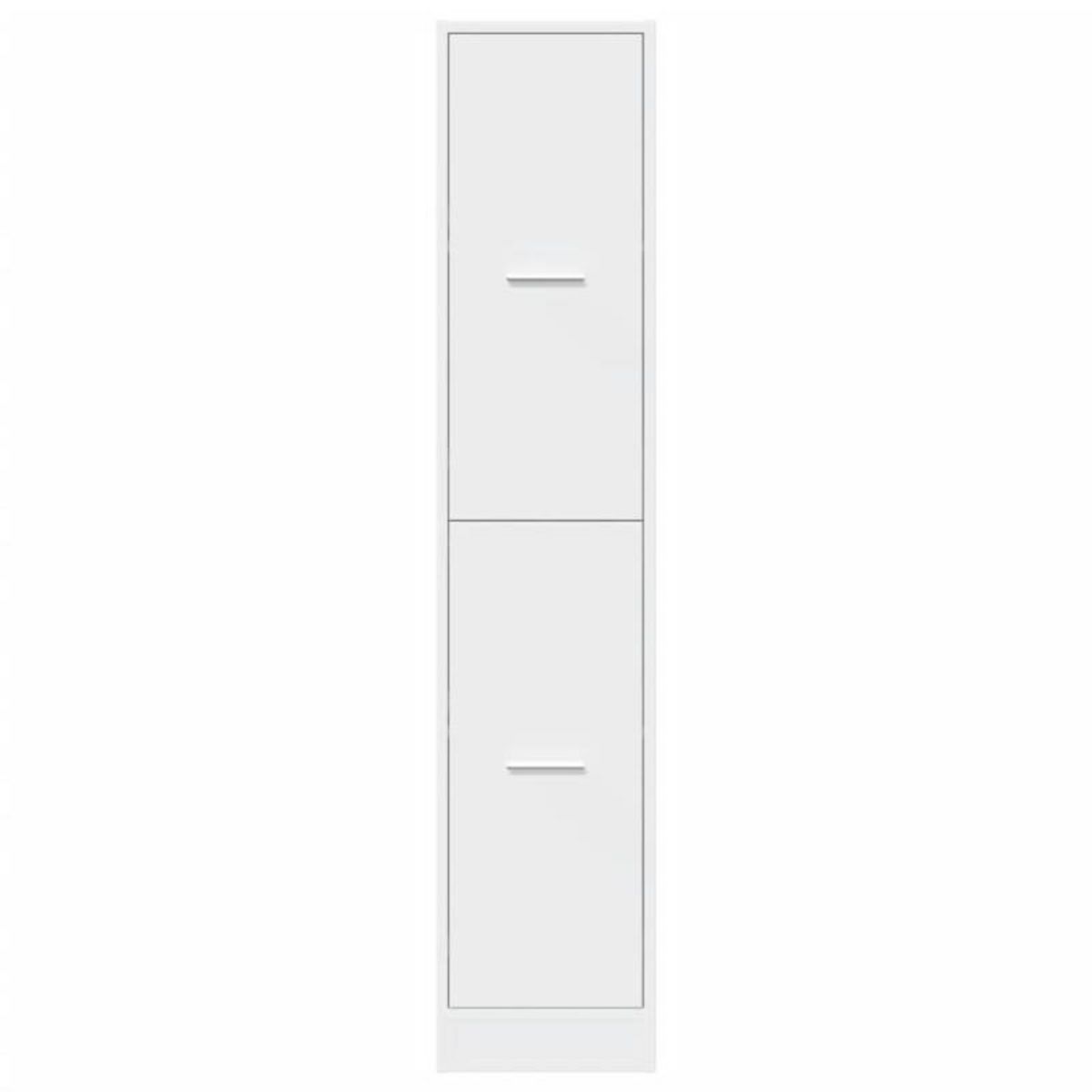 VIDAXL Armoire d apothicaire blanc 30x41x144,5 cm bois d ingénierie