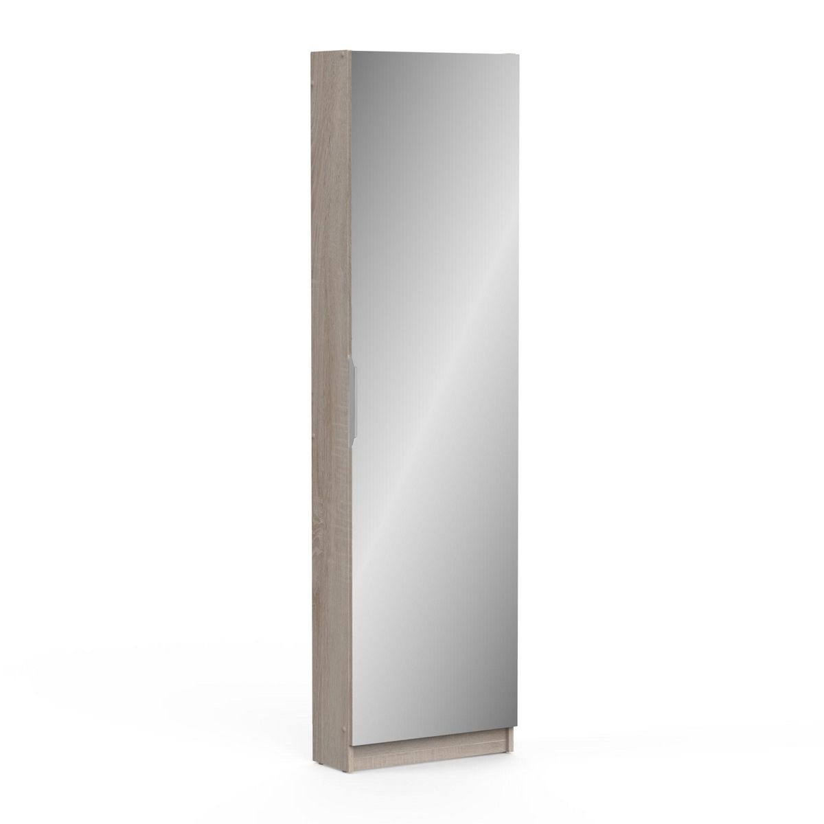 Demeyere Armoire à chaussures avec miroir - ZAPATERO - Chêne - 12 rangements - DEMEYERE