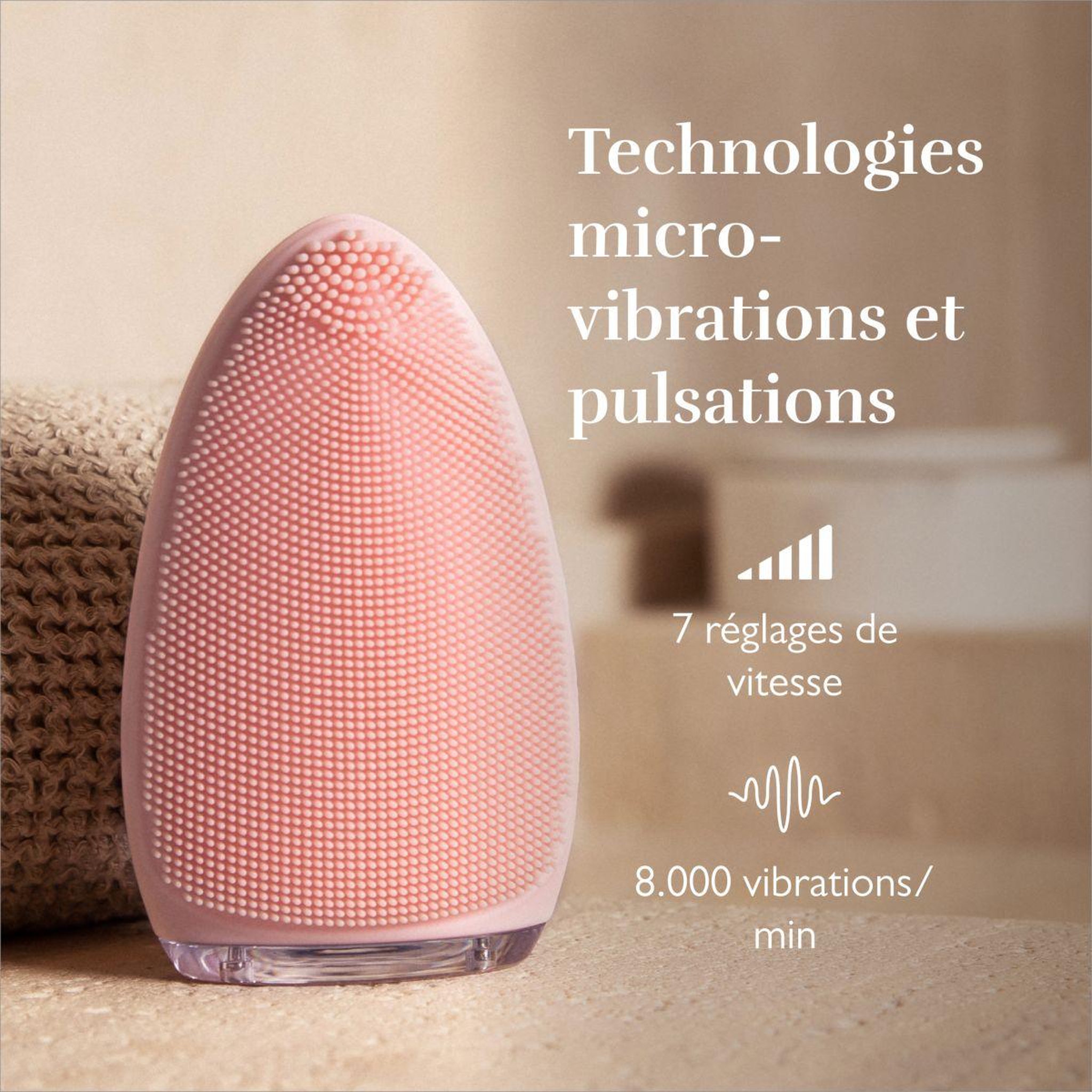 Voir la diapositive 5 : SILK'N Brosse nettoyante visage Bright FB1PE1P001