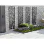 Habitat et Jardin Clôture décorative en métal  Tree  50 x 150 cm - Anthracite