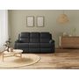 Voir la diapositive 1 : BEST MOBILIER Armand - canapé 3 places relax électrique en simili