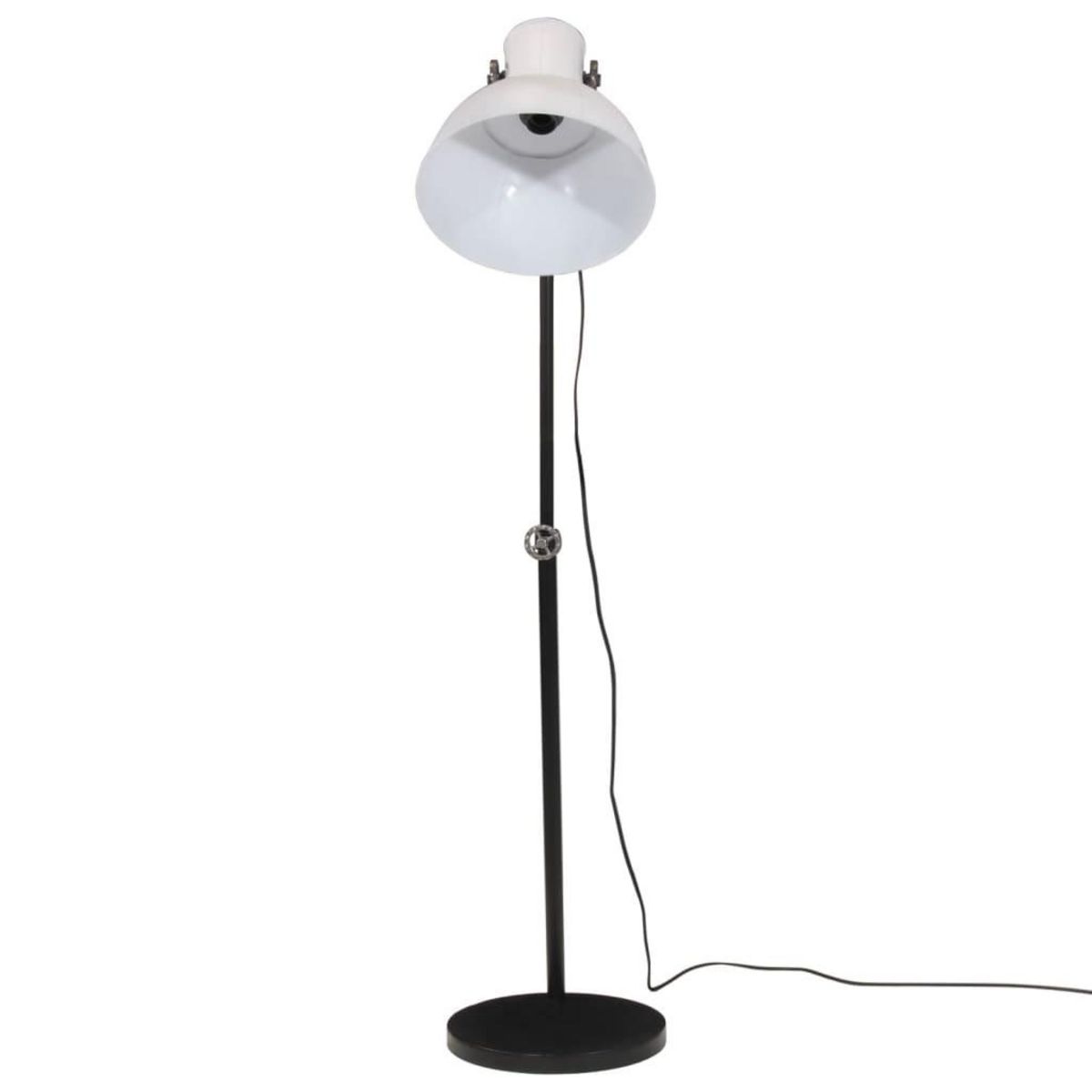 VIDAXL Lampadaire 25 W blanc 30x30x90-150 cm E27