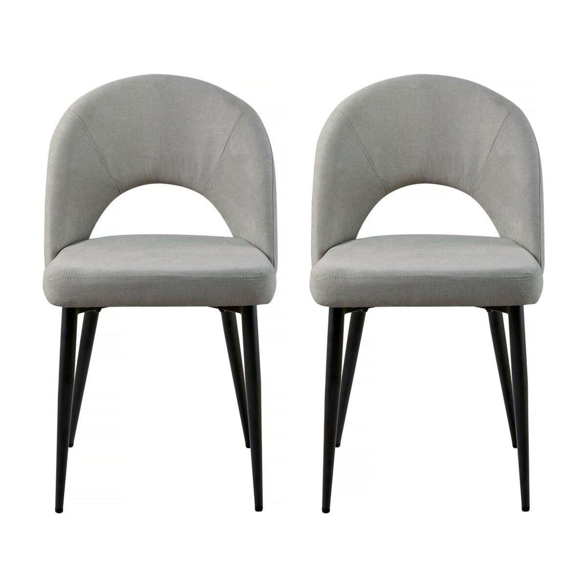 Habitat et Jardin Lot de 2 chaises  Alma  - Gris